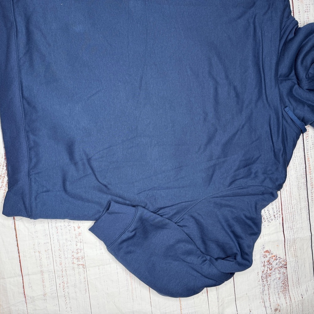 Eddie Bauer Blue Faux Shearling Lined Hoodie Size XXL - Picture 6 of 7